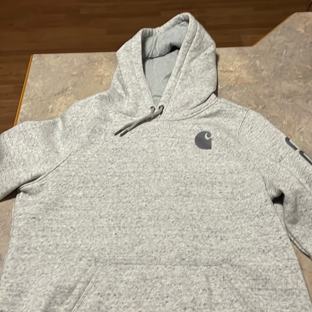 Grey Carhart hoodie.